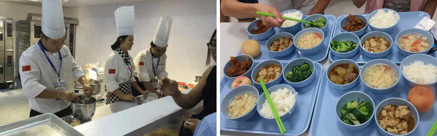 广州岭南美术专修学院食堂1300人就餐(图2)