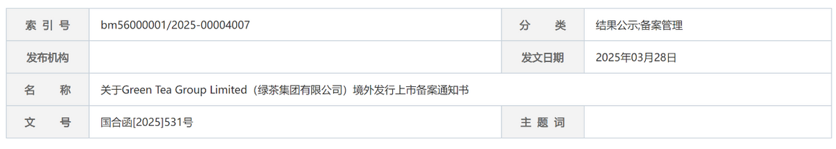 绿茶集团通过港交所聆讯 休闲餐饮品牌开启“成长密码”(图2)