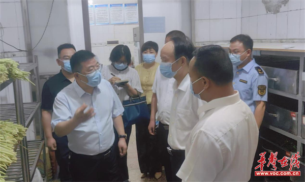 湘潭市领导赴湘潭县职业技术学校检查指导食堂安全工作(图2)