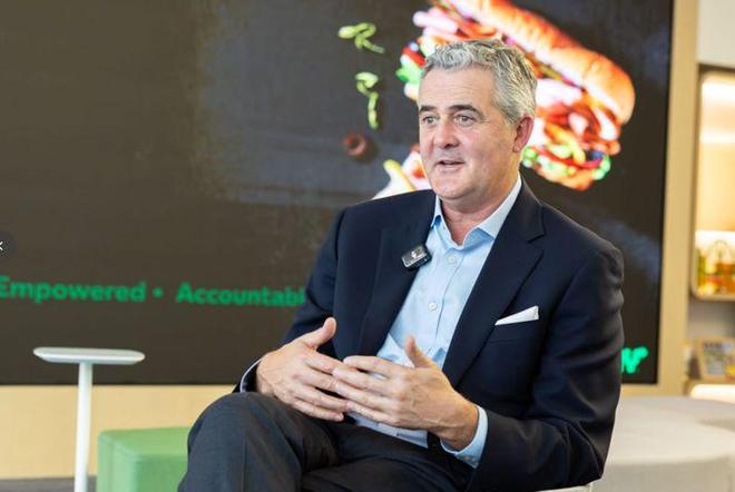 专访 对手纷纷“让股”换增长 赛百味全球CEO访华曝光外资餐饮生存新法则(图1)