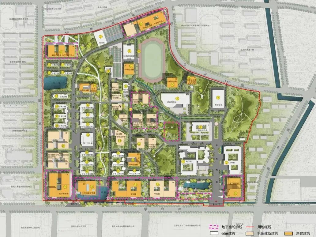 突发征地公告！江宁又一所重点大学扩建范围曝光！(图8)