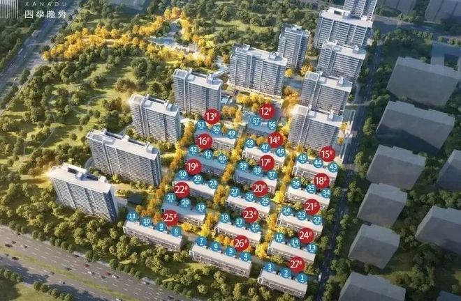 四季隐秀：约92-143㎡精装静谧大宅启幕北上海公园住区新时代！(图2)