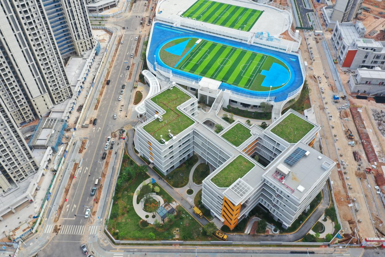 厦门翔安新浦学校完成竣工验收九年一贯制校园即将投用(图1)